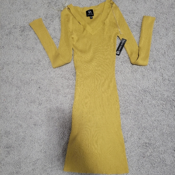 Derek Heart | Dresses | Brand New Mustard Yellow Bodycon Dress | Poshmark
